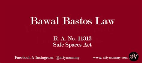 bausffs law|Things You Need To Know About The Bawal Bastos Law.